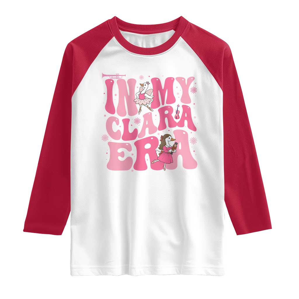 Nutcracker Goose Ballet Raglan Shirt In My Clara Era - Wonder Print Shop