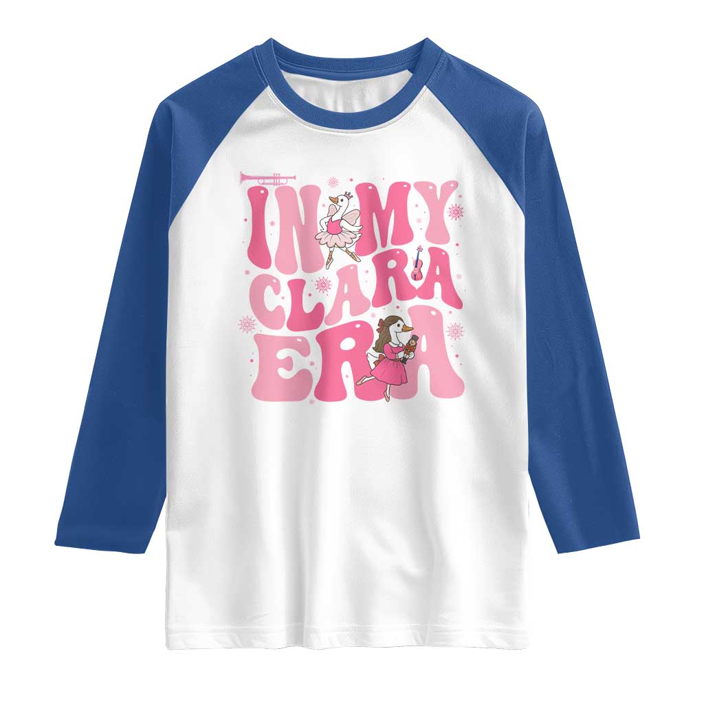 Nutcracker Goose Ballet Raglan Shirt In My Clara Era - Wonder Print Shop