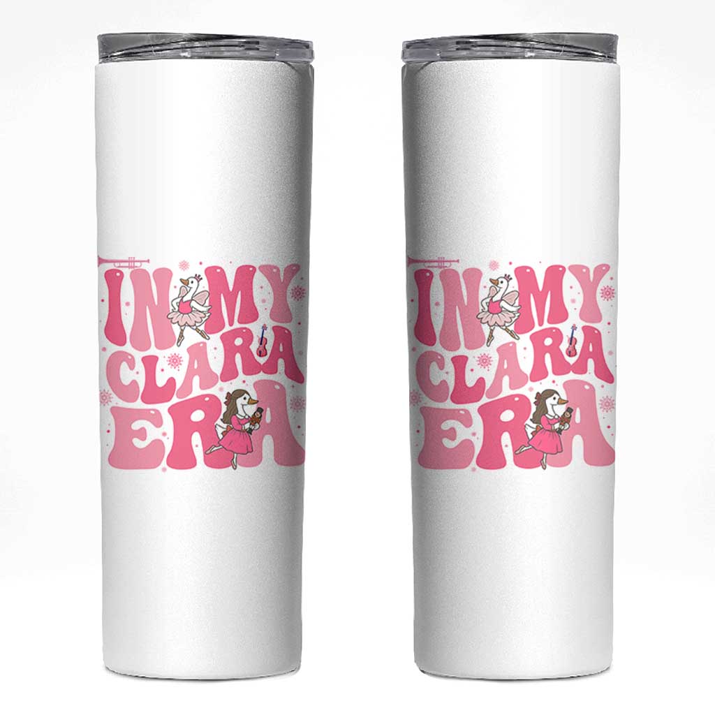 Nutcracker Goose Ballet Skinny Tumbler In My Clara Era - Wonder Print Shop