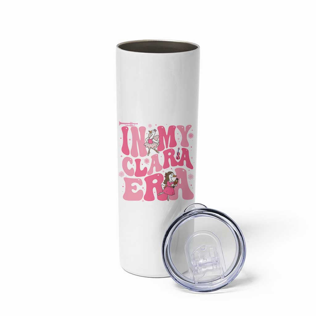 Nutcracker Goose Ballet Skinny Tumbler In My Clara Era - Wonder Print Shop