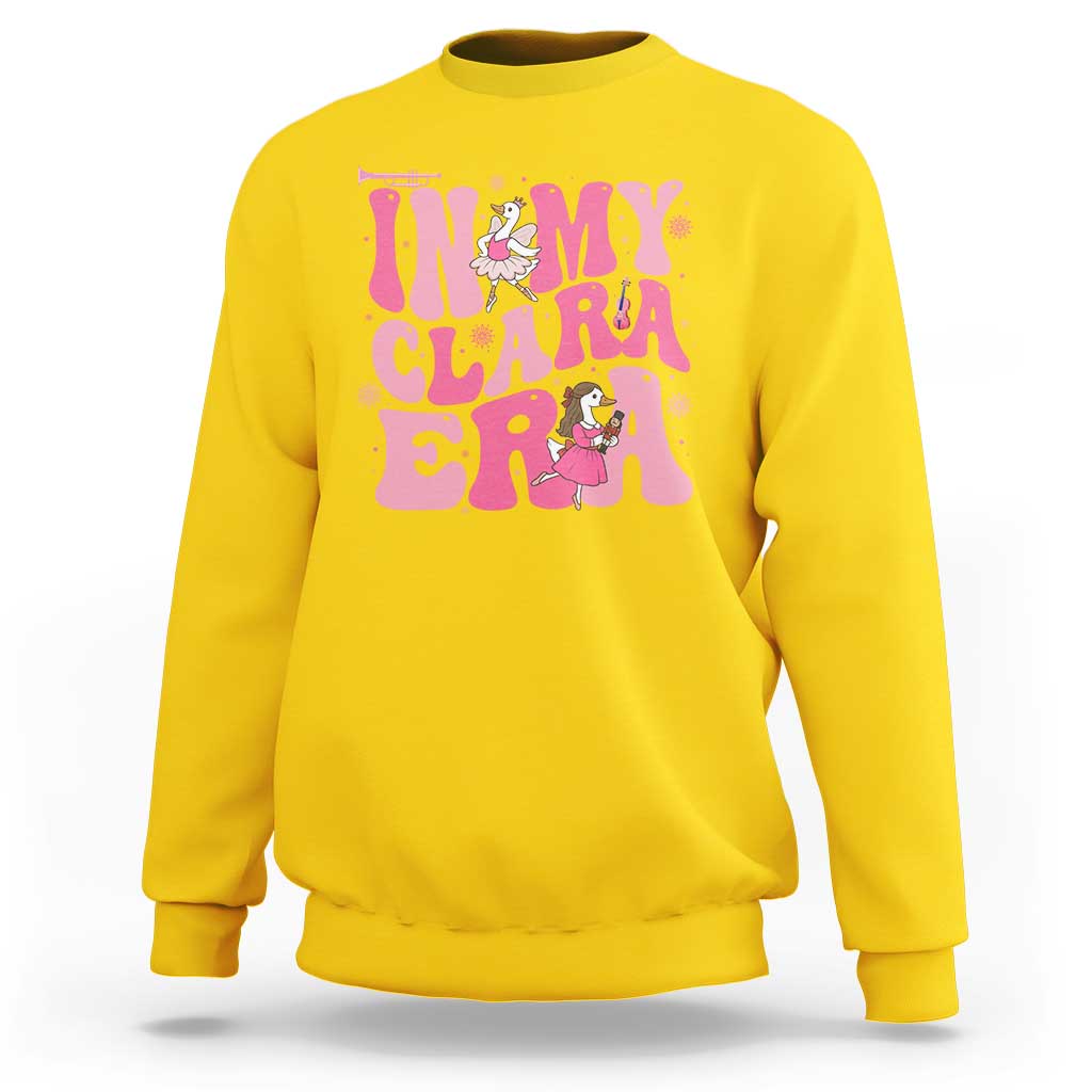 Nutcracker Goose Ballet Sweatshirt In My Clara Era - Wonder Print Shop