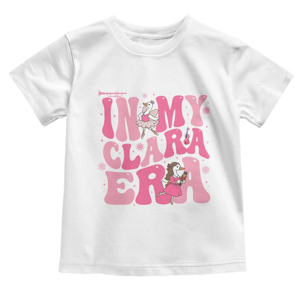 Nutcracker Goose Ballet Toddler T Shirt In My Clara Era - Wonder Print Shop