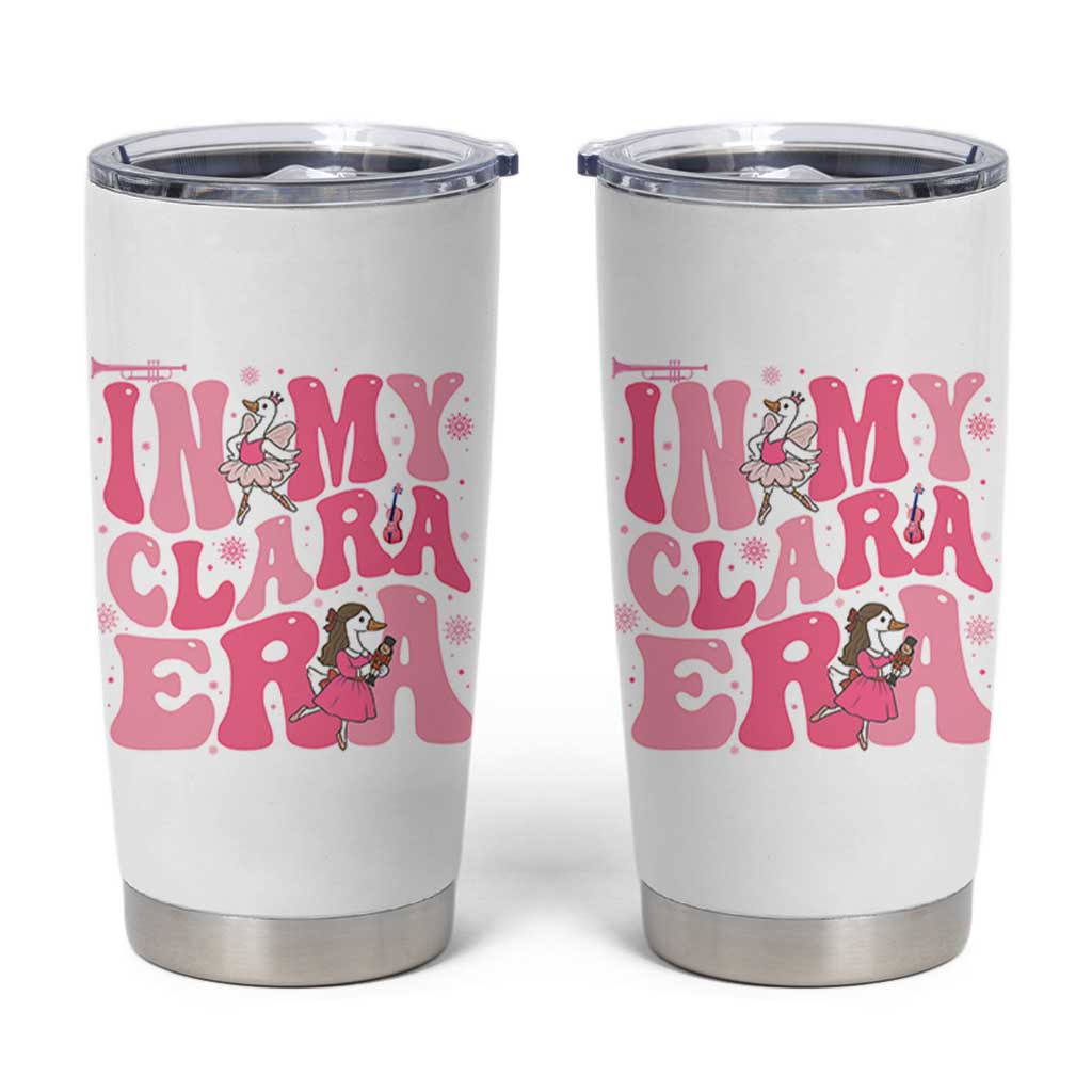 Nutcracker Goose Ballet Tumbler Cup In My Clara Era - Wonder Print Shop