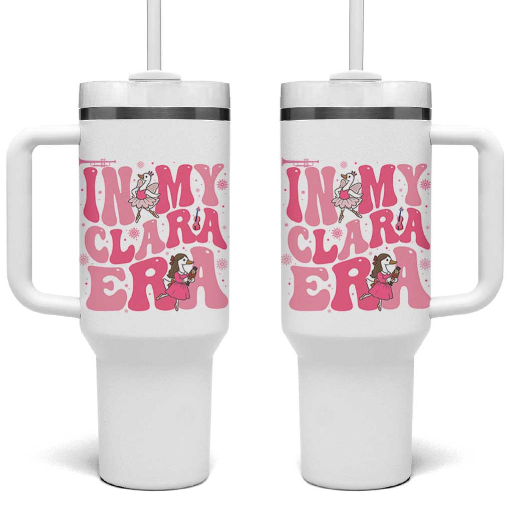 Nutcracker Goose Ballet Tumbler With Handle In My Clara Era - Wonder Print Shop
