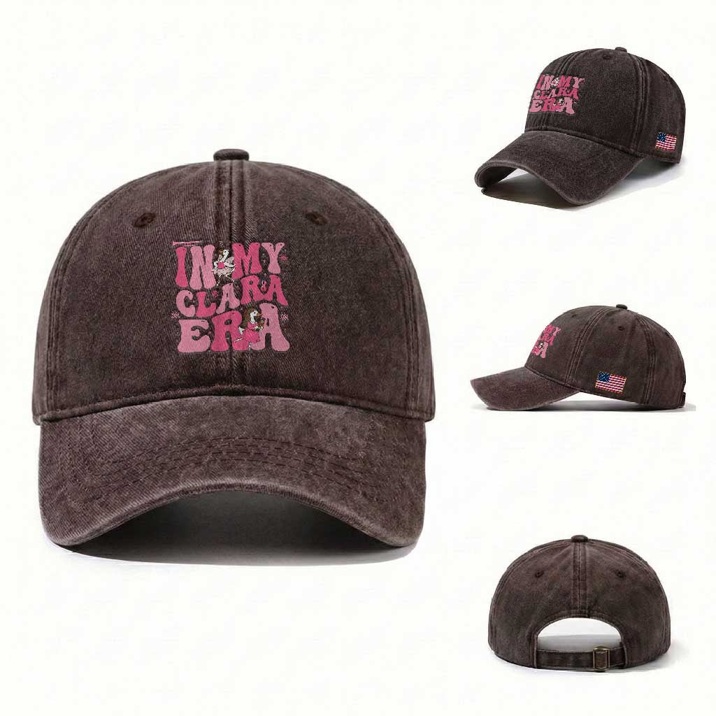 Nutcracker Goose Ballet Washed Cotton Baseball Cap In My Clara Era