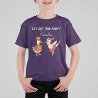 Funny Nutcracker Goose Christmas T Shirt For Kid Let Get This Party Crackin - Wonder Print Shop