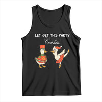 Funny Nutcracker Goose Christmas Tank Top Let Get This Party Crackin - Wonder Print Shop