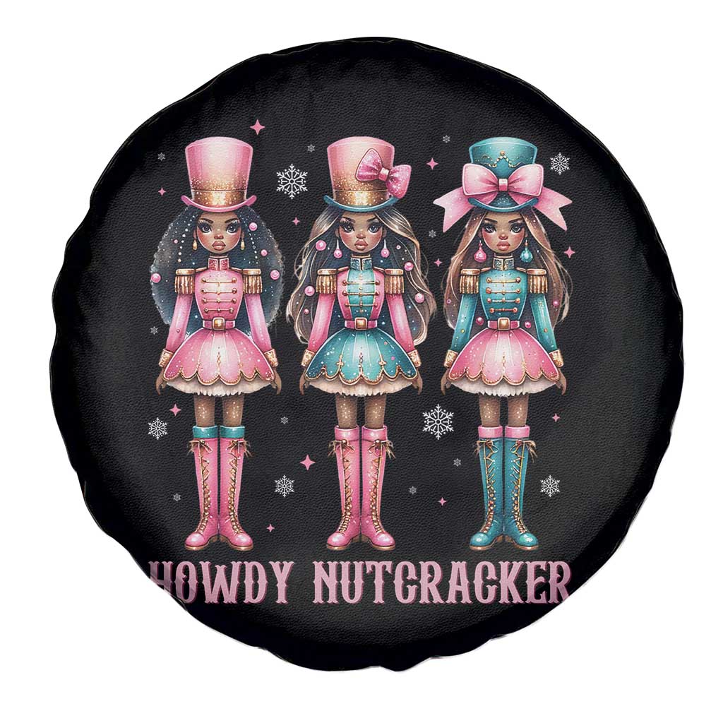 Howdy Nutcracker Cowgirl Christmas Western Country Spare Tire Cover - Wonder Print Shop
