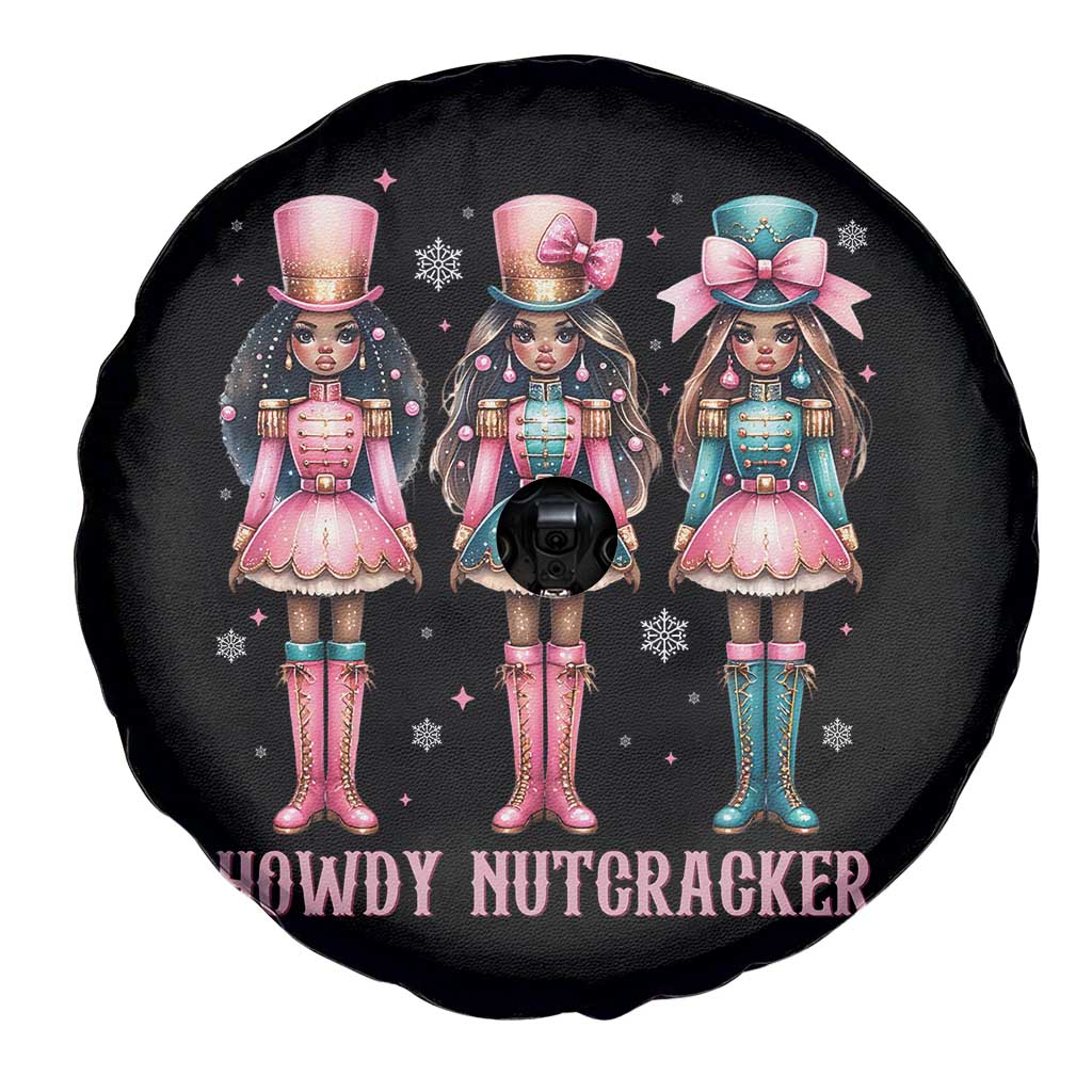 Howdy Nutcracker Cowgirl Christmas Western Country Spare Tire Cover - Wonder Print Shop