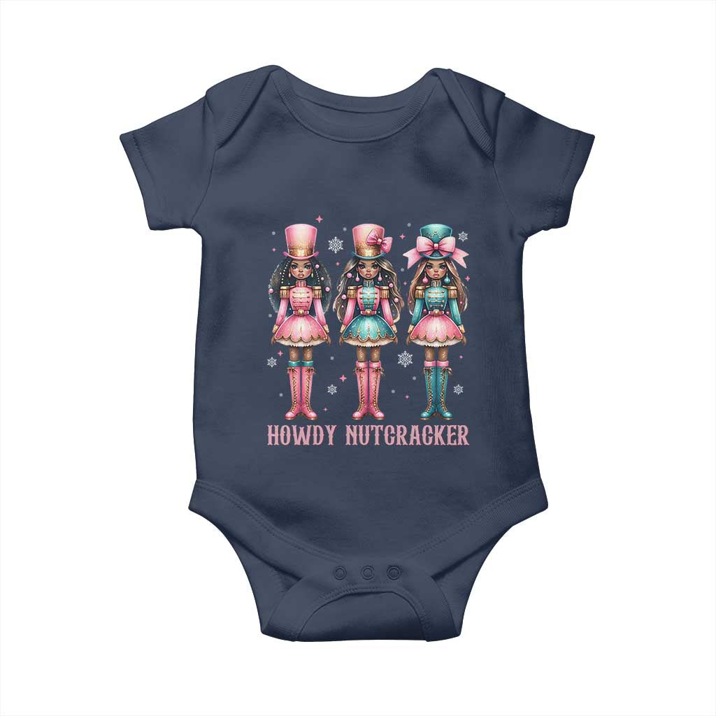 Howdy Nutcracker Cowgirl Christmas Western Country Baby Onesie - Wonder Print Shop