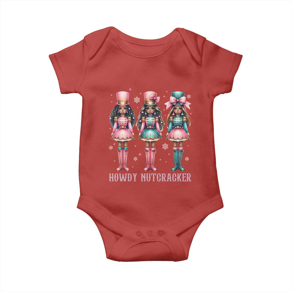 Howdy Nutcracker Cowgirl Christmas Western Country Baby Onesie - Wonder Print Shop