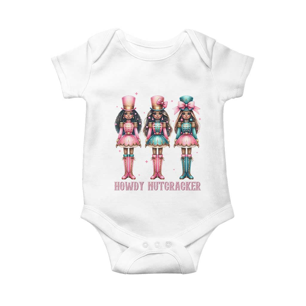 Howdy Nutcracker Cowgirl Christmas Western Country Baby Onesie - Wonder Print Shop