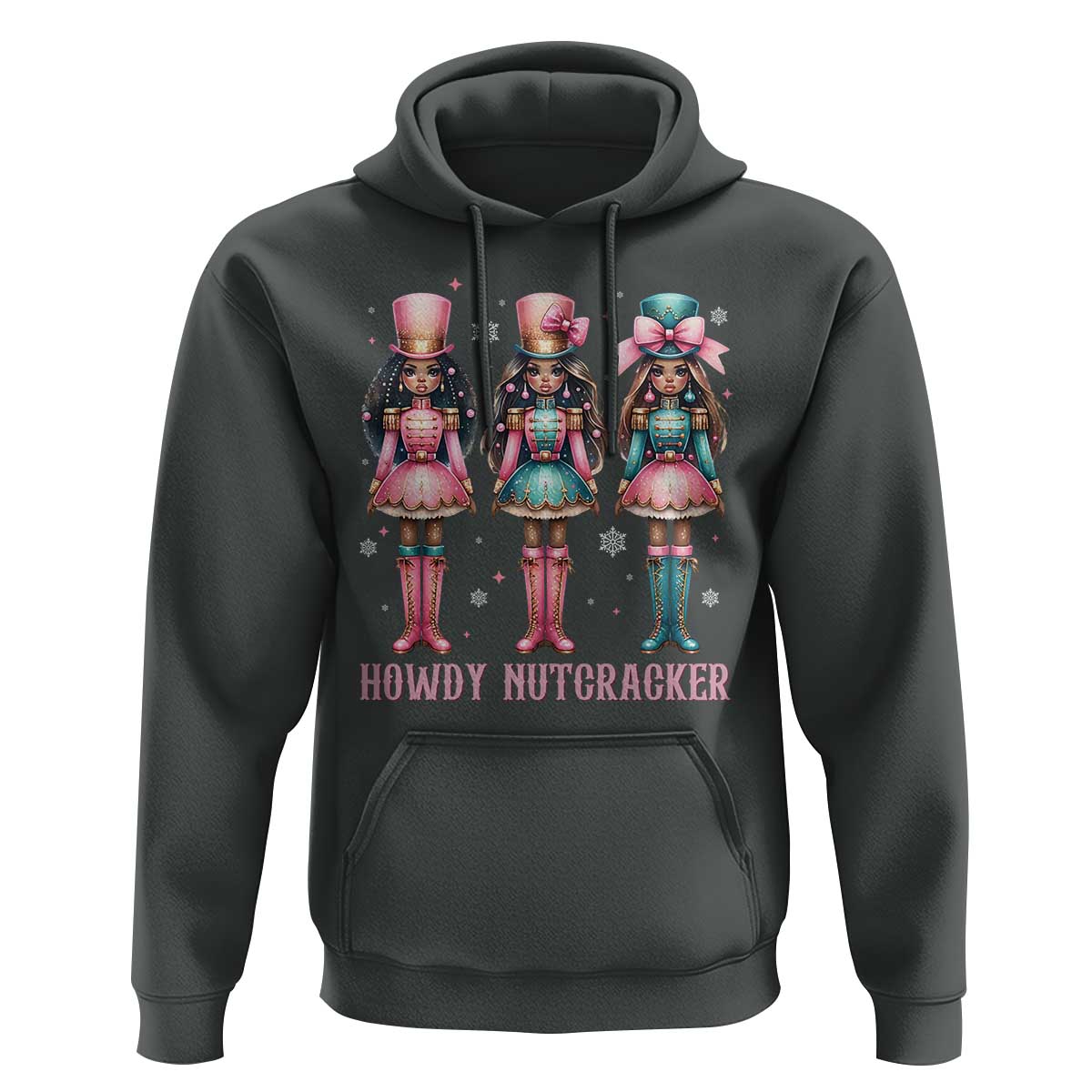 Howdy Nutcracker Cowgirl Christmas Western Country Hoodie - Wonder Print Shop