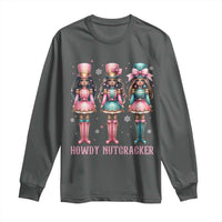 Howdy Nutcracker Cowgirl Christmas Western Country Long Sleeve Shirt - Wonder Print Shop