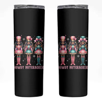 Howdy Nutcracker Cowgirl Christmas Western Country Skinny Tumbler - Wonder Print Shop