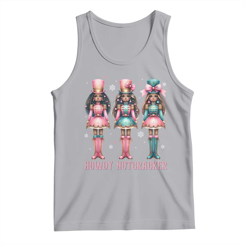 Howdy Nutcracker Cowgirl Christmas Western Country Tank Top - Wonder Print Shop