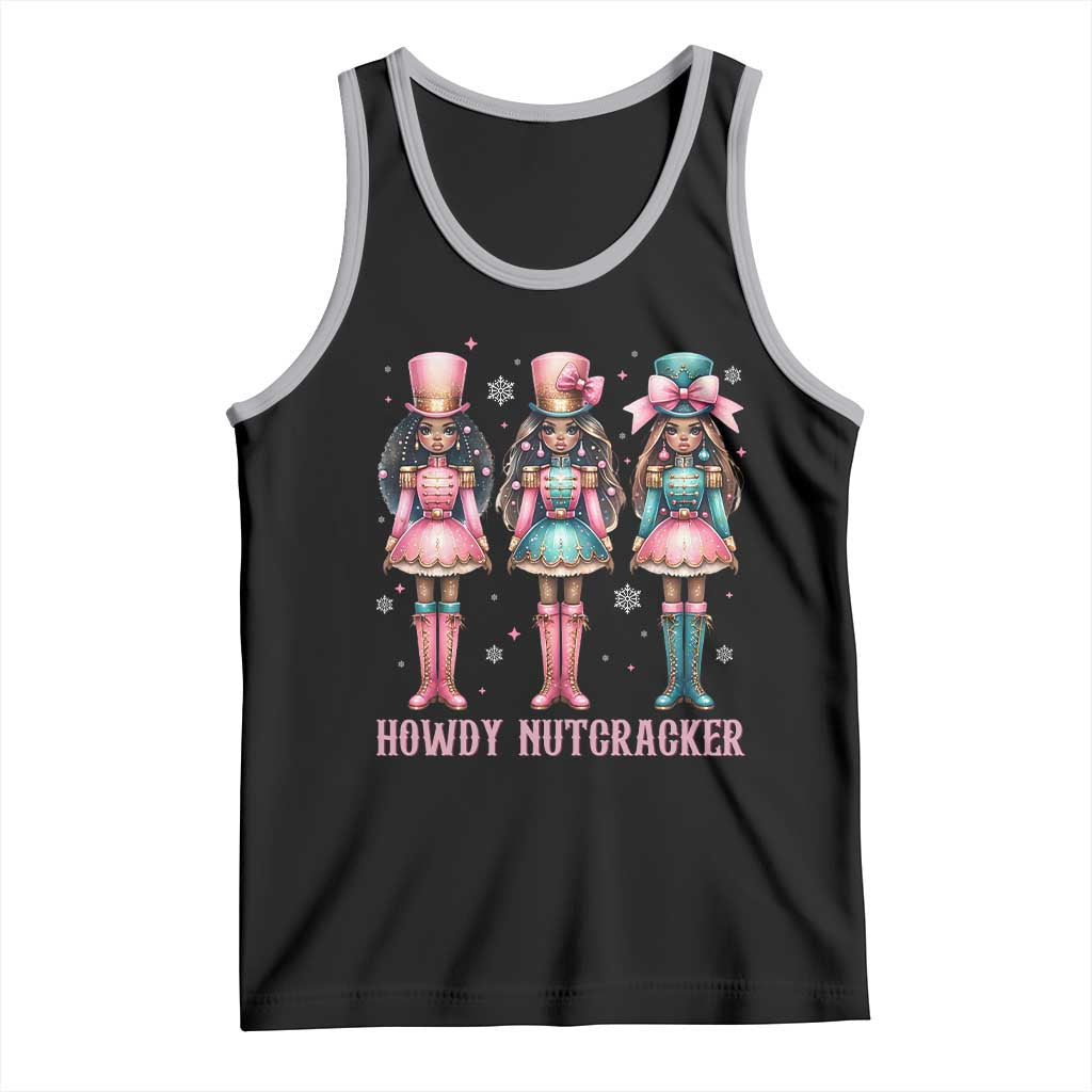 Howdy Nutcracker Cowgirl Christmas Western Country Tank Top - Wonder Print Shop