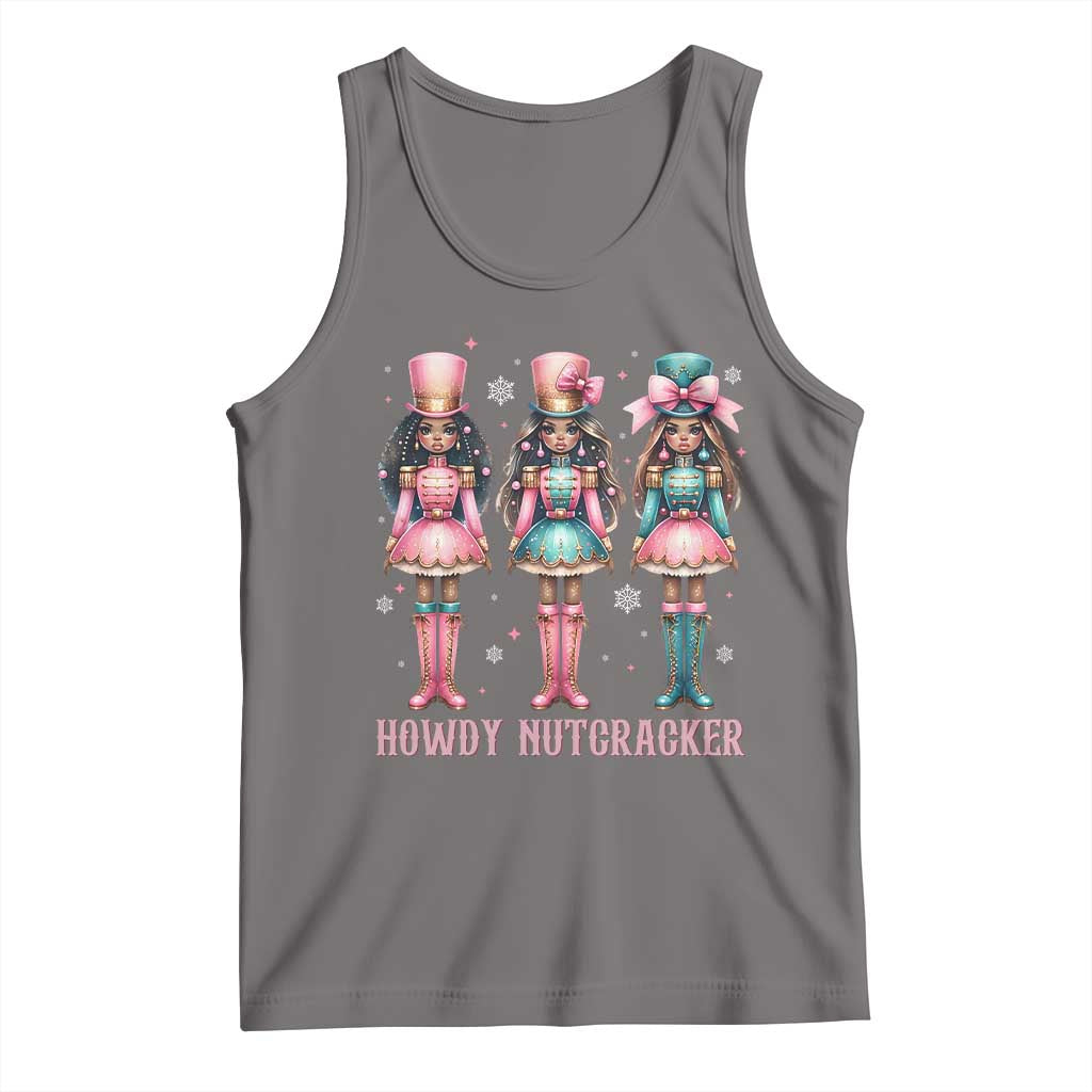Howdy Nutcracker Cowgirl Christmas Western Country Tank Top - Wonder Print Shop