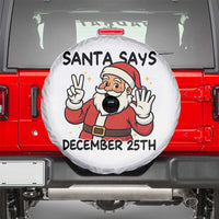 Santa Christmas December 25th Season Spare Tire Cover - Wonder Print Shop