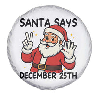 Santa Christmas December 25th Season Spare Tire Cover - Wonder Print Shop