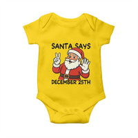 Santa Christmas December 25th Season Baby Onesie - Wonder Print Shop