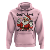 Santa Christmas December 25th Season Hoodie - Wonder Print Shop