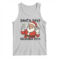 Santa Christmas December 25th Season Tank Top - Wonder Print Shop