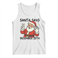 Santa Christmas December 25th Season Tank Top - Wonder Print Shop