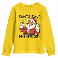 Santa Christmas December 25th Season Youth Sweatshirt - Wonder Print Shop