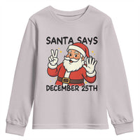 Santa Christmas December 25th Season Youth Sweatshirt - Wonder Print Shop