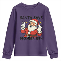 Santa Christmas December 25th Season Youth Sweatshirt - Wonder Print Shop