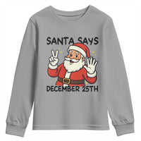 Santa Christmas December 25th Season Youth Sweatshirt - Wonder Print Shop