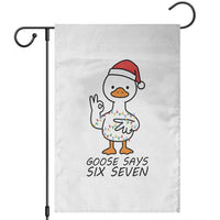 67 Six Seven Chirtsmas Meme Garden Flag Funny Silly Goose - Wonder Print Shop