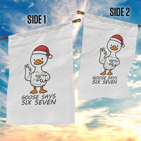 67 Six Seven Chirtsmas Meme Garden Flag Funny Silly Goose - Wonder Print Shop