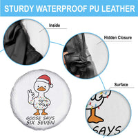 67 Six Seven Chirtsmas Meme Spare Tire Cover Funny Silly Goose - Wonder Print Shop