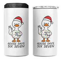 67 Six Seven Chirtsmas Meme 4 in 1 Can Cooler Tumbler Funny Silly Goose - Wonder Print Shop