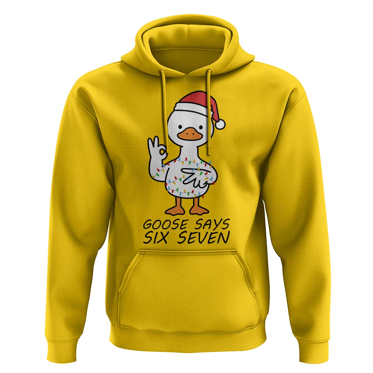 67 Six Seven Chirtsmas Meme Hoodie Funny Silly Goose - Wonder Print Shop