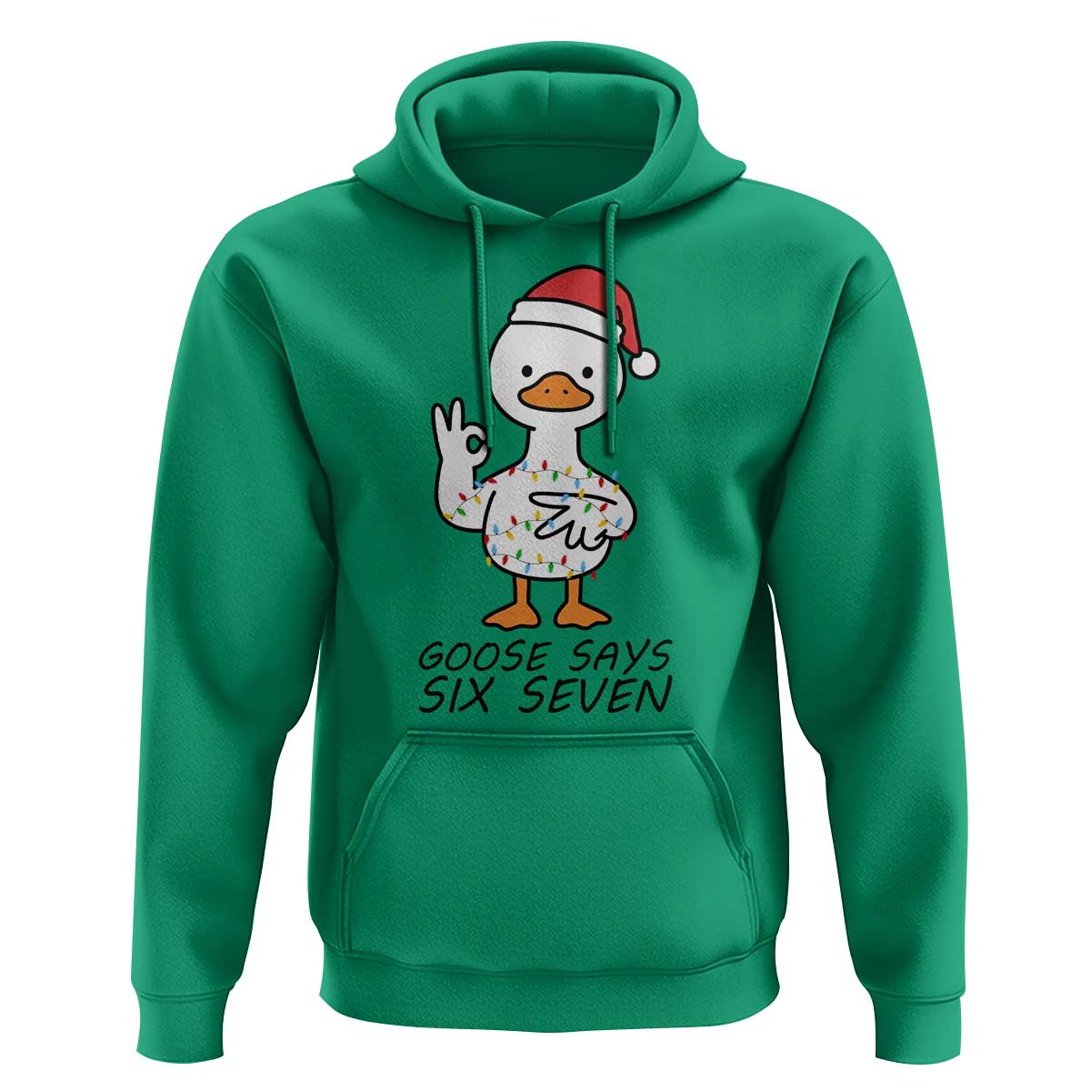 67 Six Seven Chirtsmas Meme Hoodie Funny Silly Goose - Wonder Print Shop