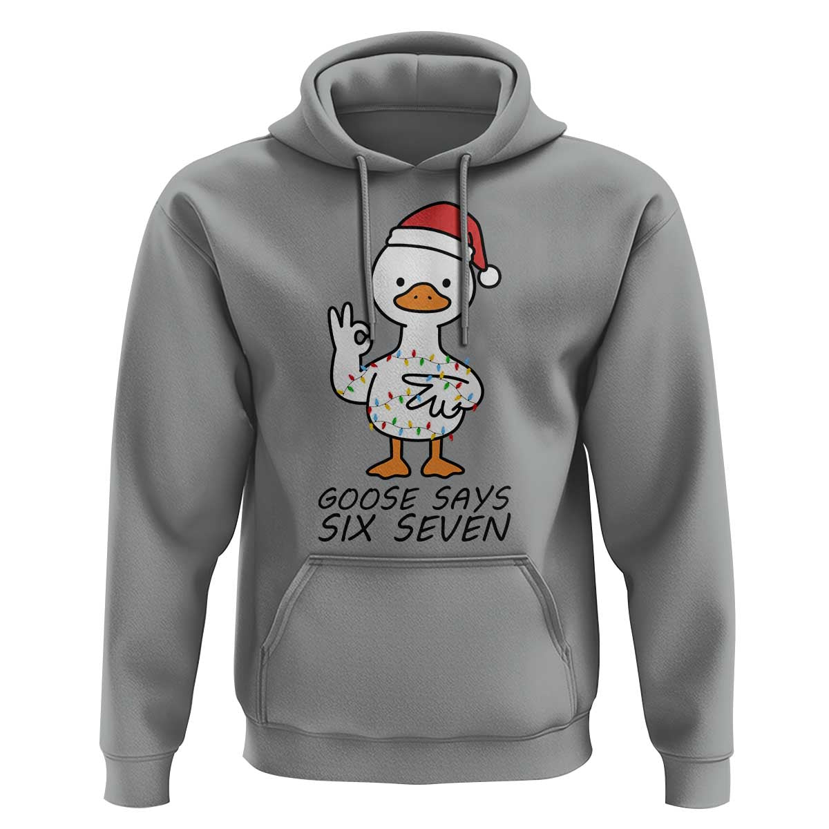67 Six Seven Chirtsmas Meme Hoodie Funny Silly Goose - Wonder Print Shop