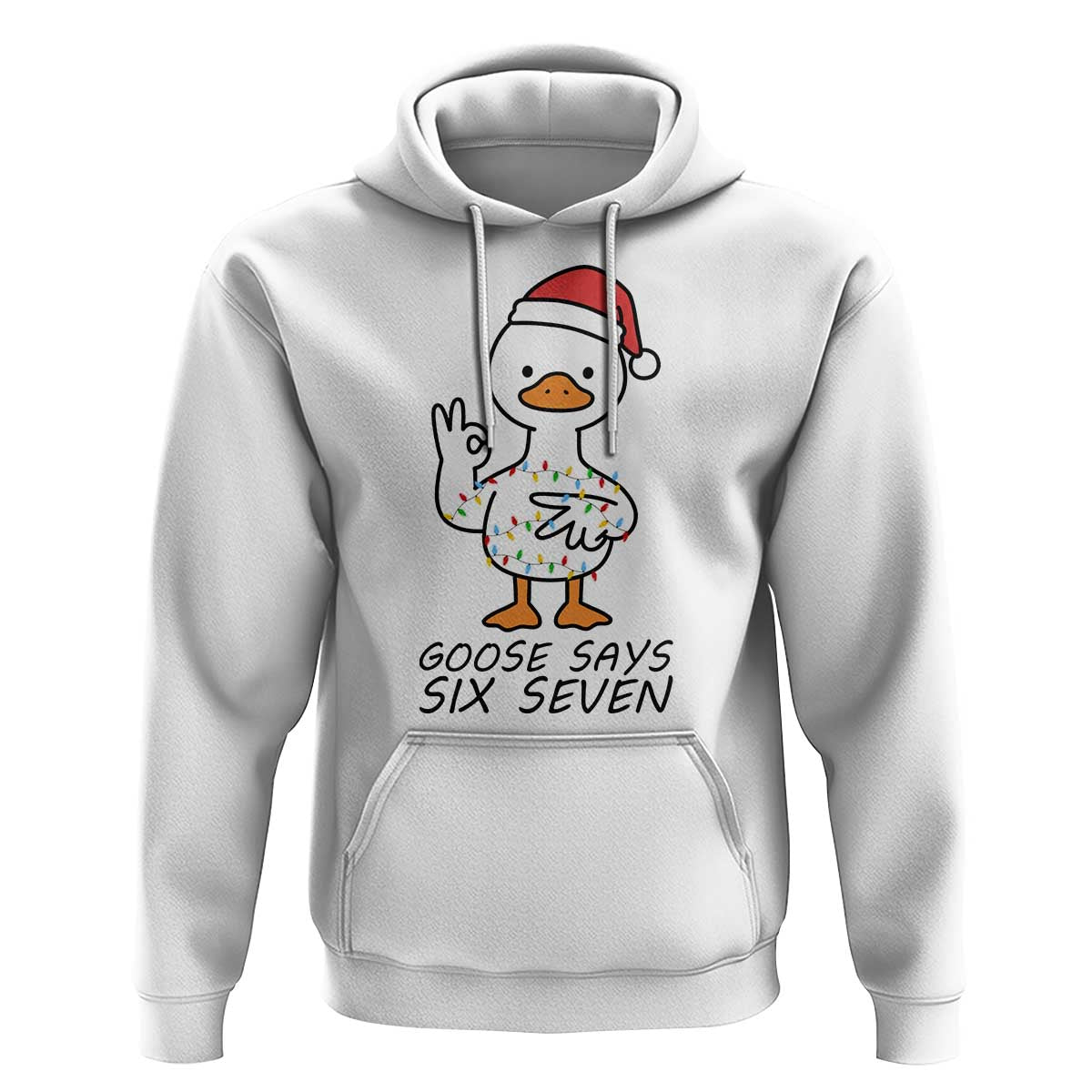 67 Six Seven Chirtsmas Meme Hoodie Funny Silly Goose - Wonder Print Shop