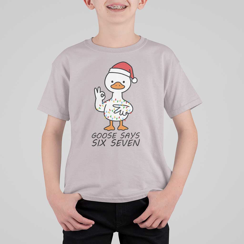 67 Six Seven Chirtsmas Meme T Shirt For Kid Funny Silly Goose - Wonder Print Shop