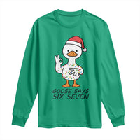 67 Six Seven Chirtsmas Meme Long Sleeve Shirt Funny Silly Goose - Wonder Print Shop