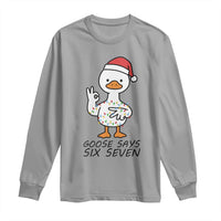 67 Six Seven Chirtsmas Meme Long Sleeve Shirt Funny Silly Goose - Wonder Print Shop