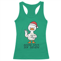 67 Six Seven Chirtsmas Meme Racerback Tank Top Funny Silly Goose - Wonder Print Shop