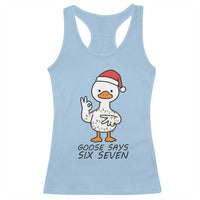 67 Six Seven Chirtsmas Meme Racerback Tank Top Funny Silly Goose - Wonder Print Shop
