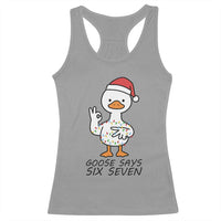 67 Six Seven Chirtsmas Meme Racerback Tank Top Funny Silly Goose - Wonder Print Shop