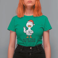 67 Six Seven Chirtsmas Meme T Shirt For Women Funny Silly Goose - Wonder Print Shop