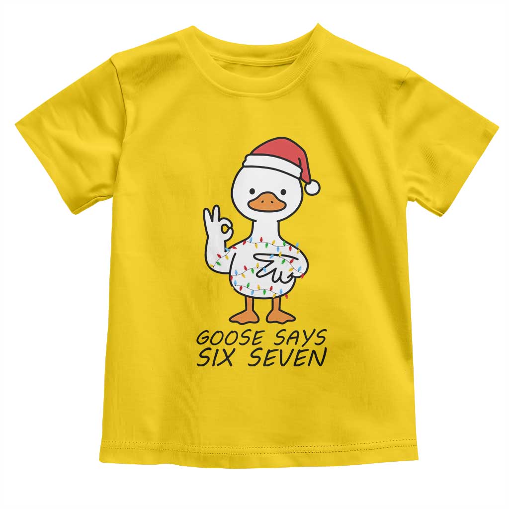 67 Six Seven Chirtsmas Meme Toddler T Shirt Funny Silly Goose - Wonder Print Shop