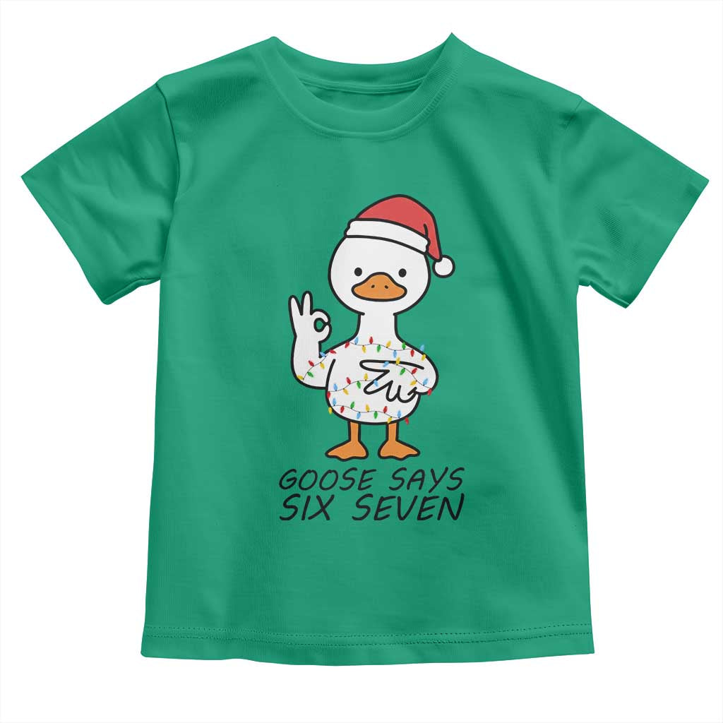 67 Six Seven Chirtsmas Meme Toddler T Shirt Funny Silly Goose - Wonder Print Shop