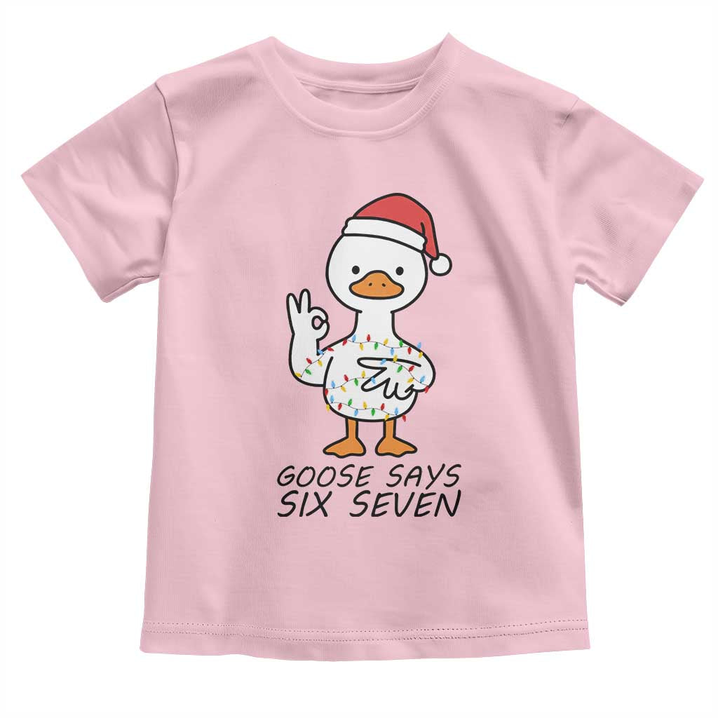 67 Six Seven Chirtsmas Meme Toddler T Shirt Funny Silly Goose - Wonder Print Shop